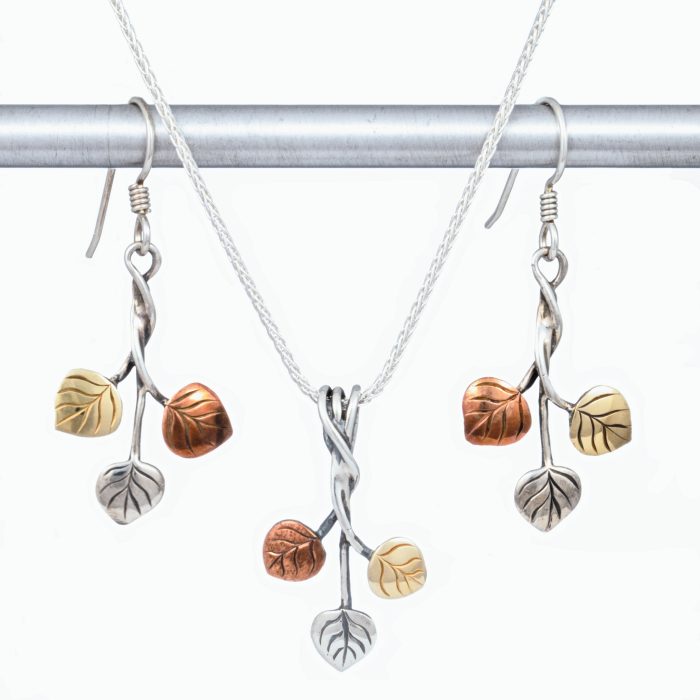 Three Leaf Aspen Pendant