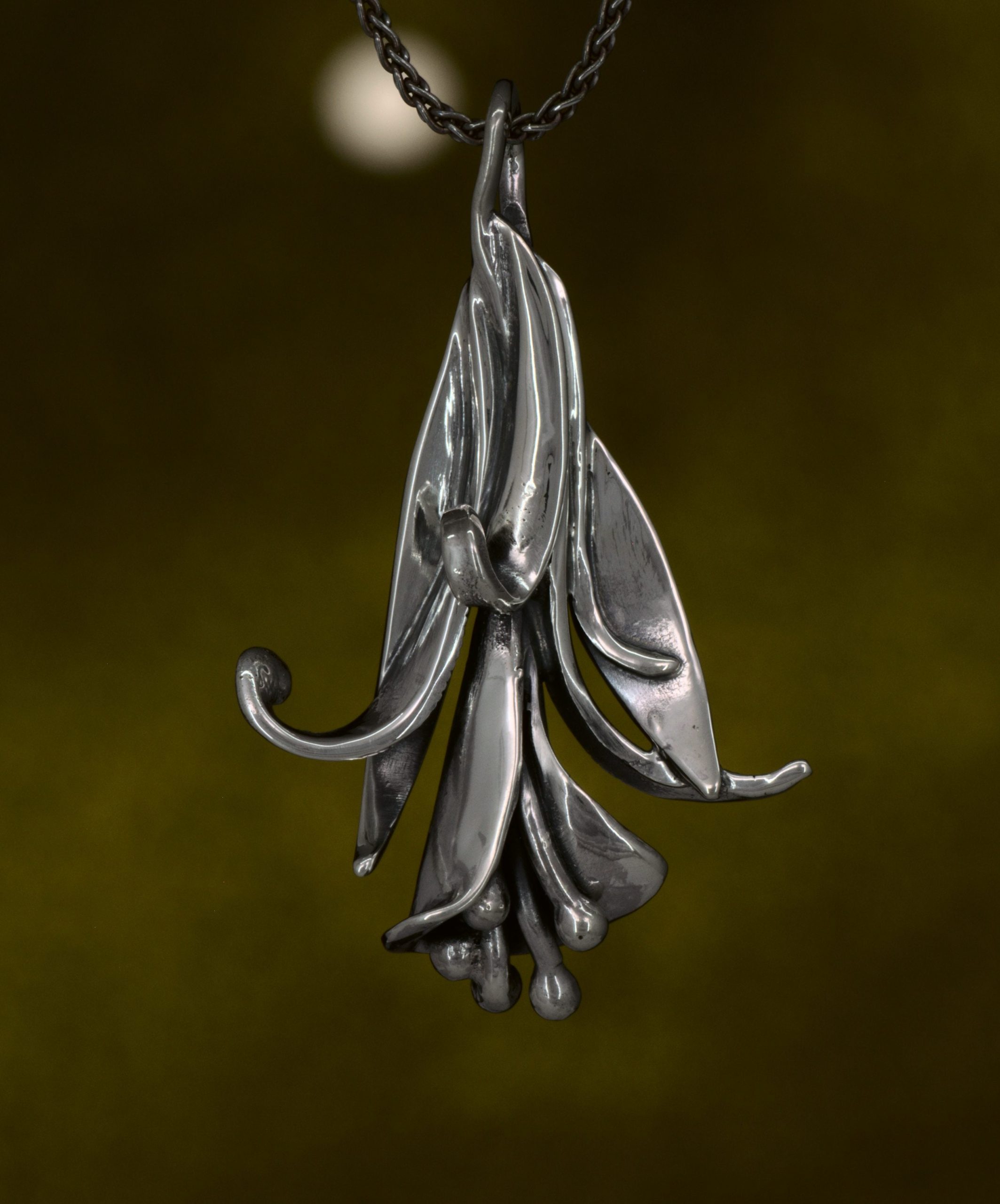 Calla Lily Pendant - Ouray Silversmiths