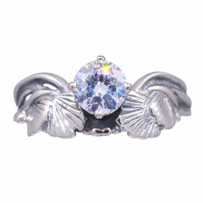 Ginkgo Solitaire Engagement Ring - Image 2