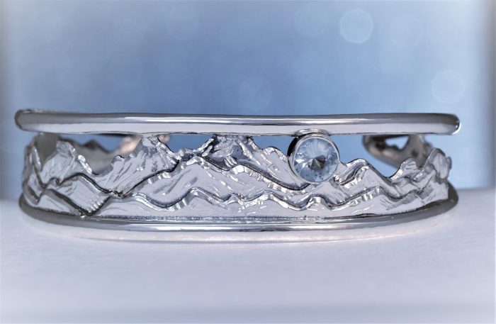 Heart of Colorado Tapered Mountain Cuff