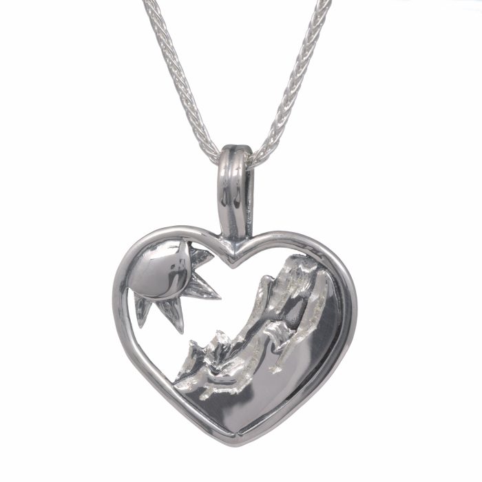 Mountain Heart Pendant