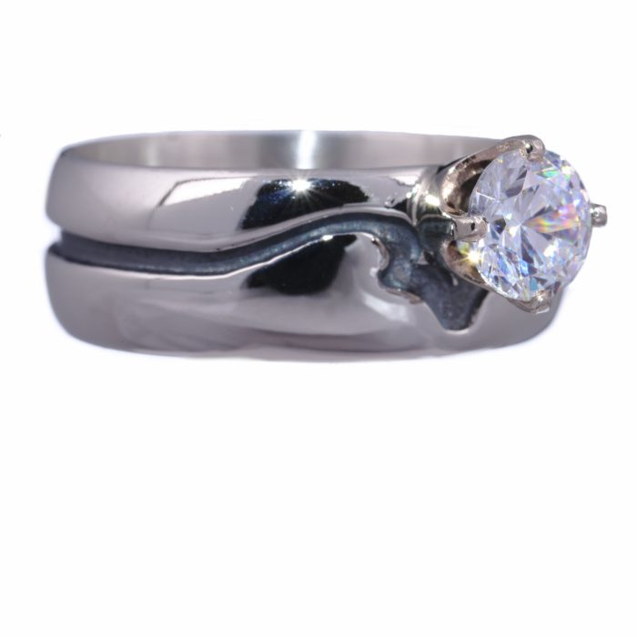 Western Ring with CZ - Image 2