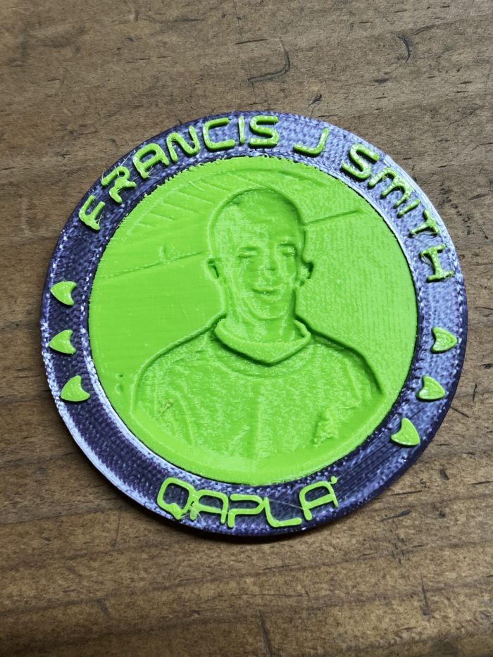 Dr. Francis J. Smith Commerative Token