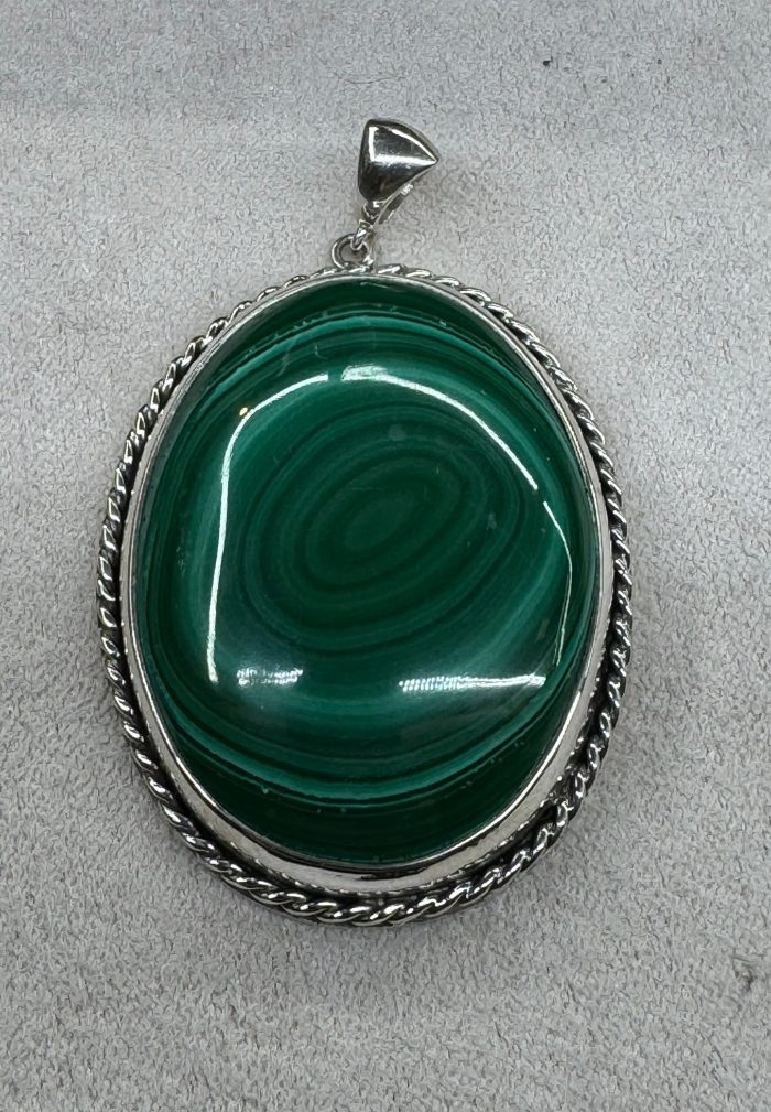 One of a Kind Malachite Pendant